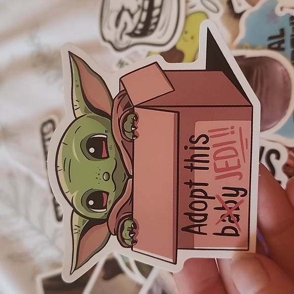 10/$10 Grogu Vinyl Sticker - Picture 1 of 2